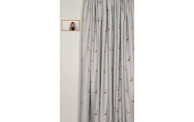 Kindervorhang.ch Vorhang »Sierra mit Faltenband 140 cm x 260 cm« Hakenaufhängung 1 Stk. tlg.