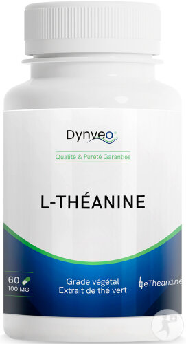 Dynveo L-Théanine Végétale Et Titrée À 40% 100mg 60 Gélules
