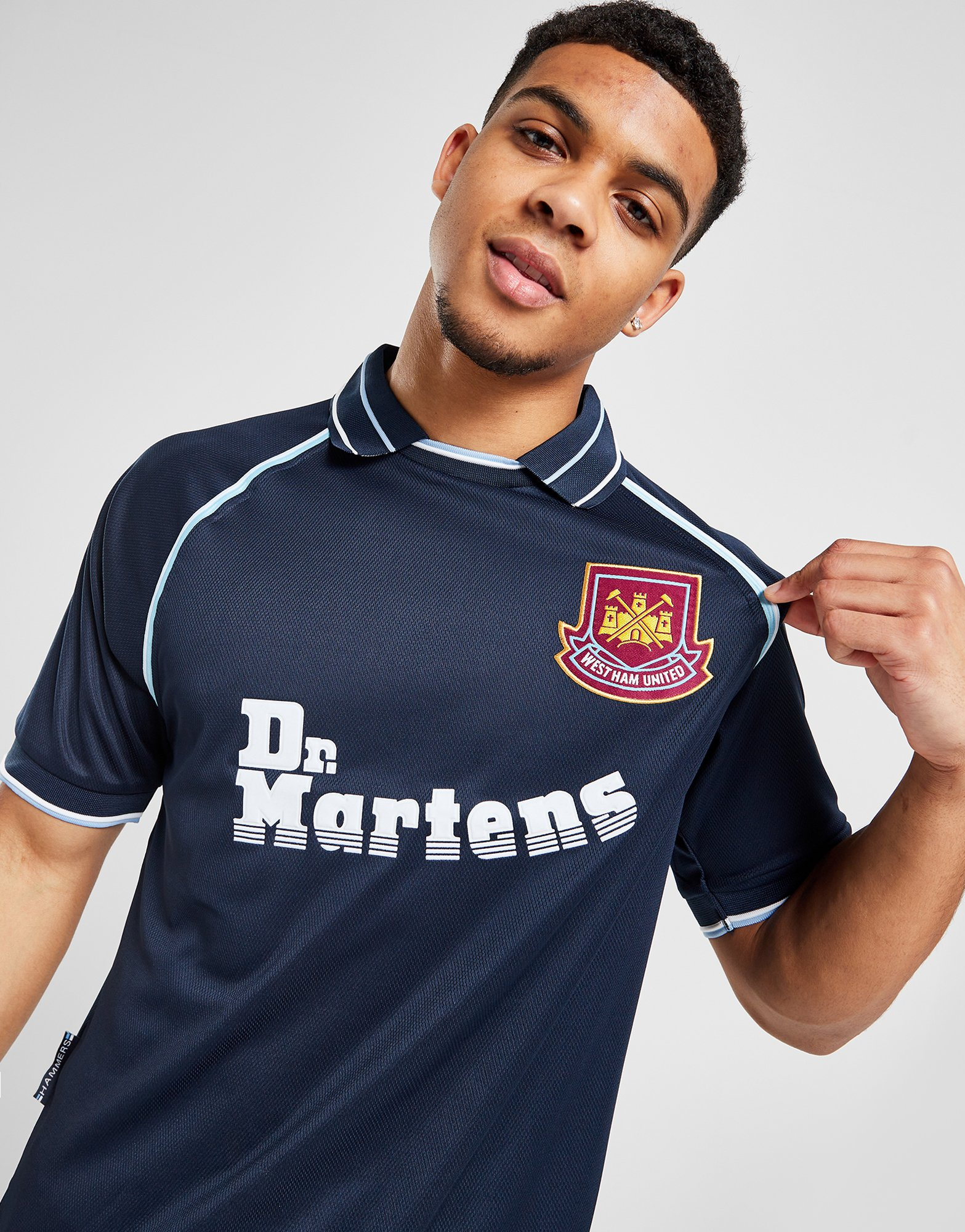 Score Draw Maillot Rétro Extérieur West Ham United FC 2000 Homme