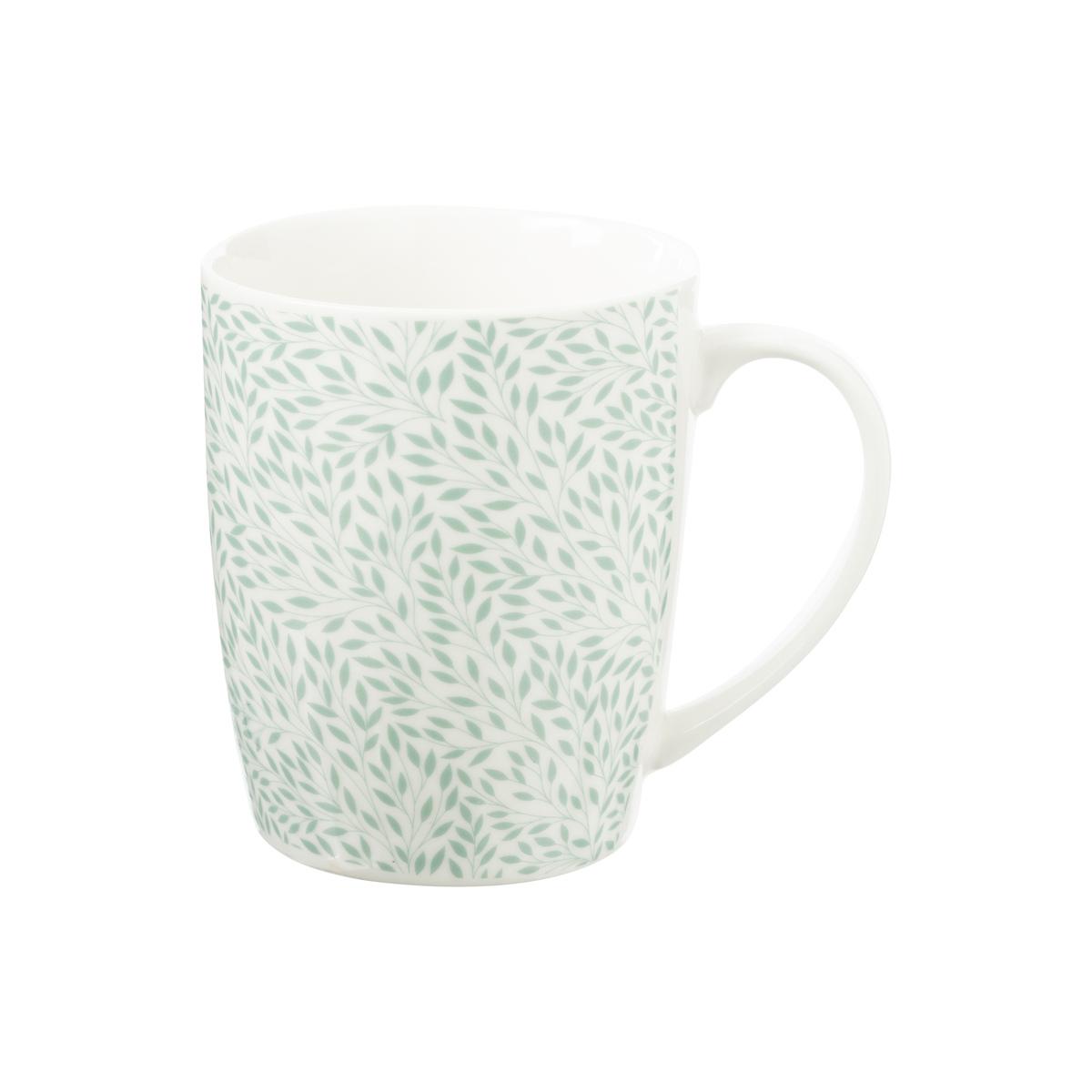 MUG M FLORAL GREEN 33CL