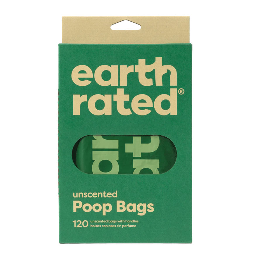Sacos para recolher fezes de cachorro Earth Rated Easy Tie com alças