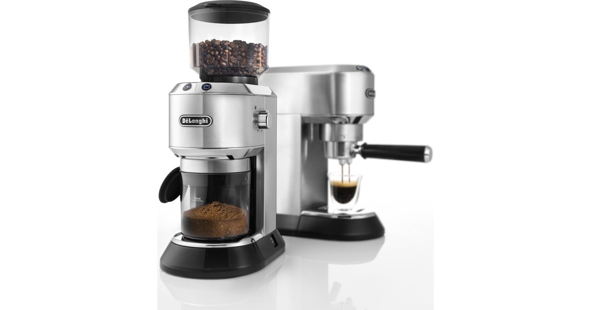 DeLonghiDedica koffiemolen KG 520.M  (Zilver/zwart)