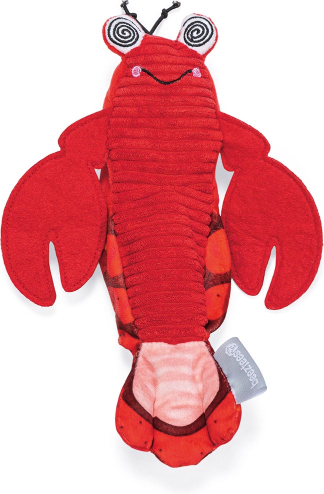 Beeztees kattenspeelgoed bewegende kreeft rood 25 x 5 x 8 cm