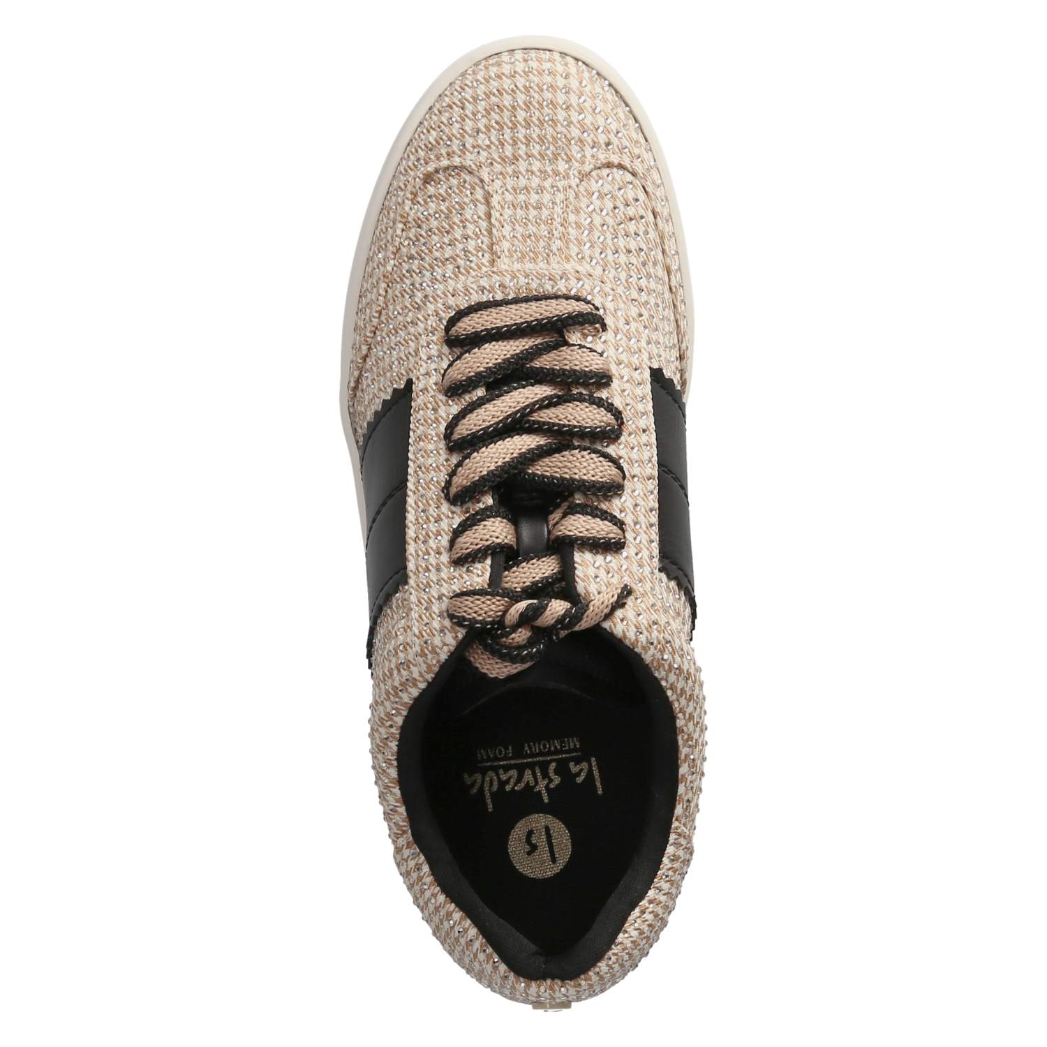 La Strada Low Sneaker - gold black