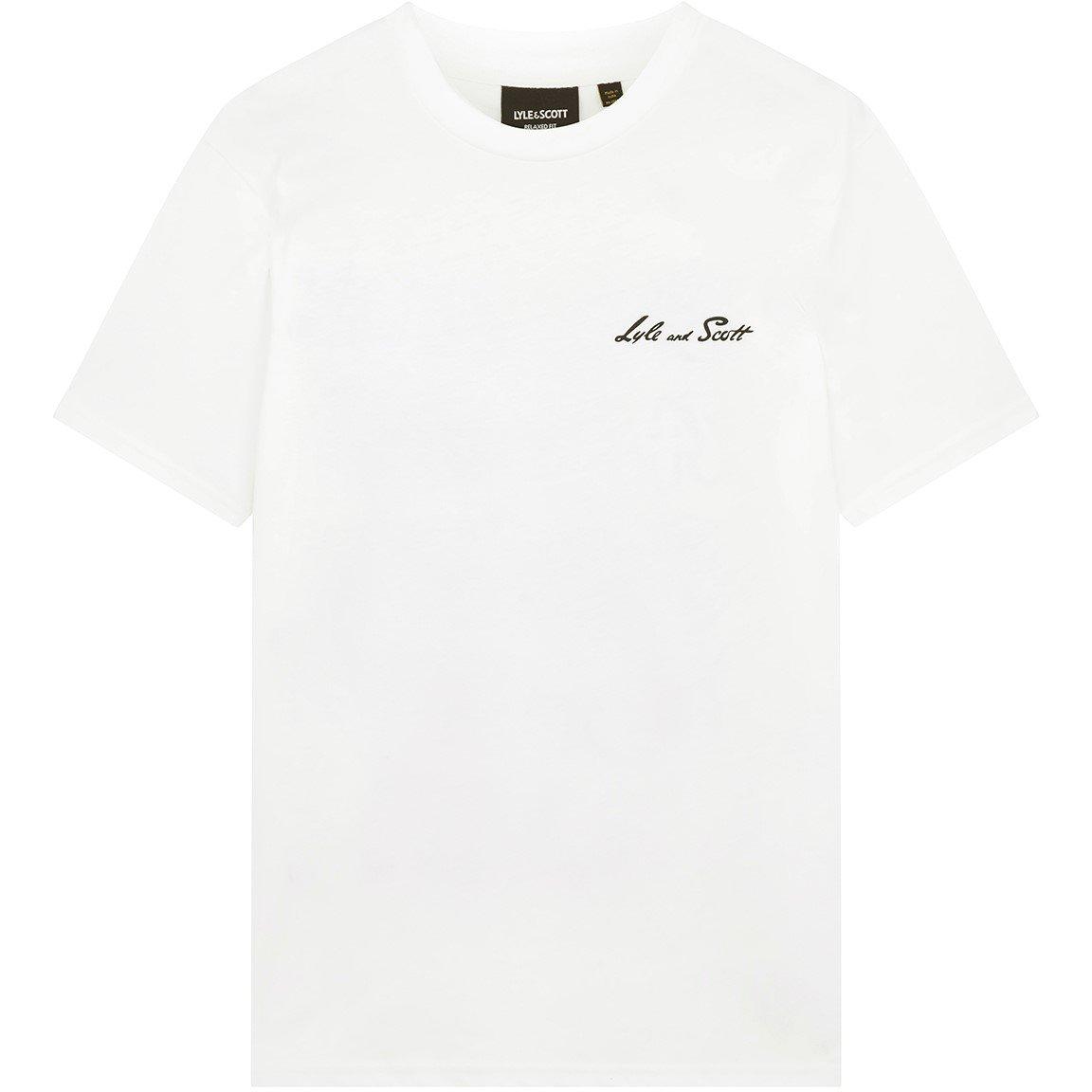 Lyle and Scott Emb Graph Tee Sn99