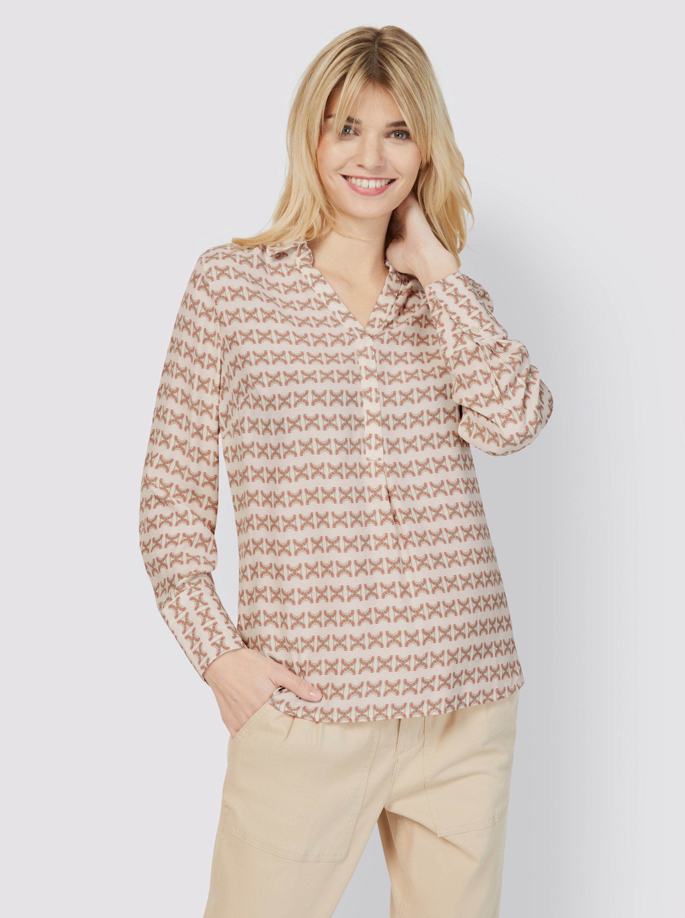 Druckbluse