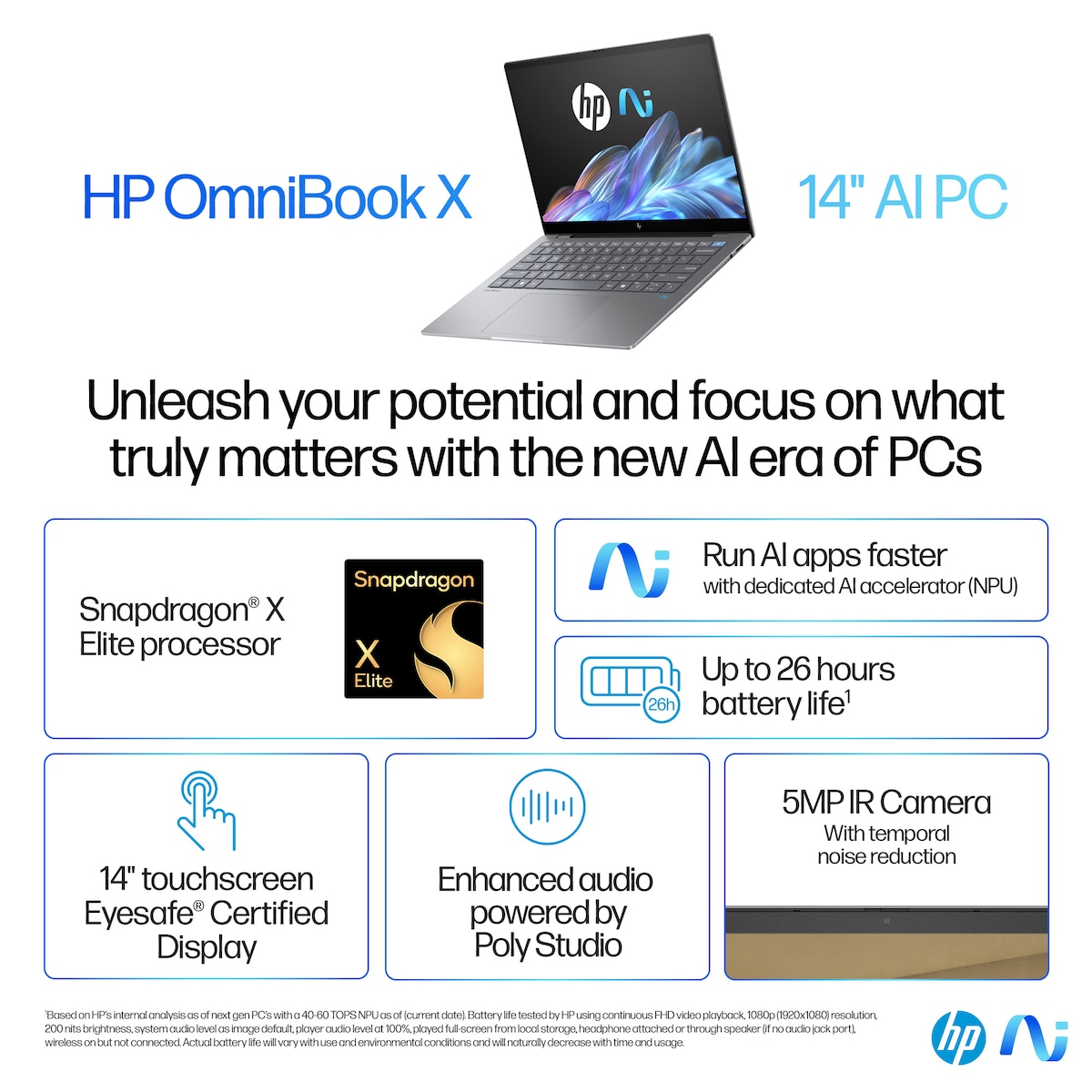HP OmniBook X 14 Snap-12C/16/1024 14