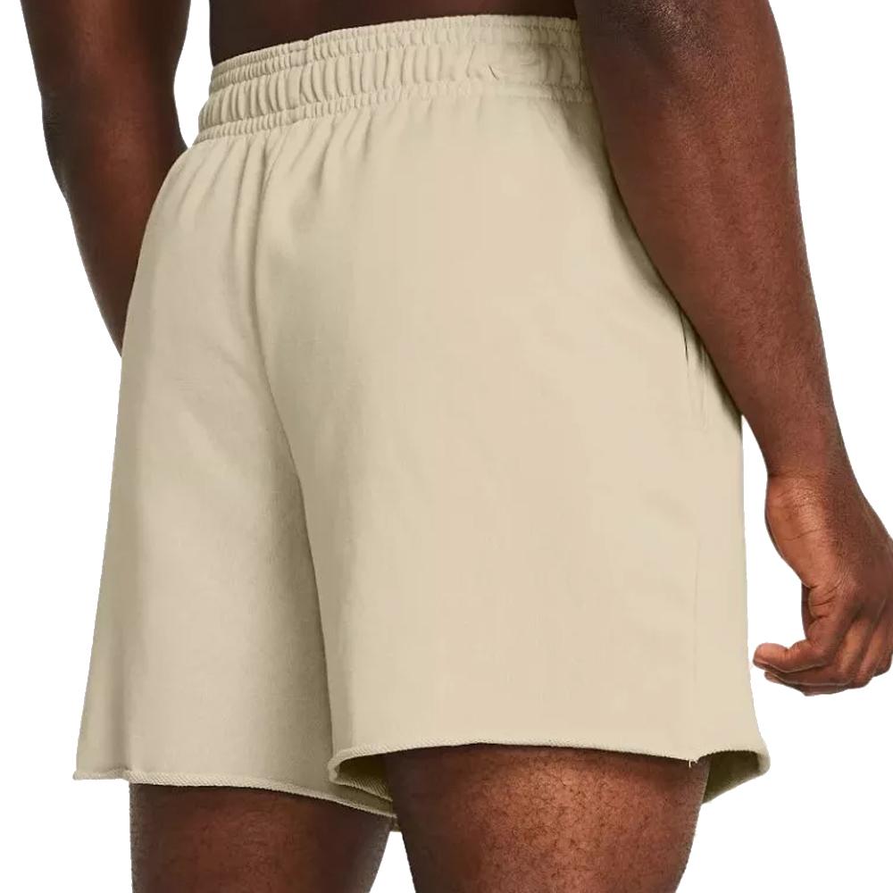 Under Armour Short Beige Homme Under Armour Rival Terry 6