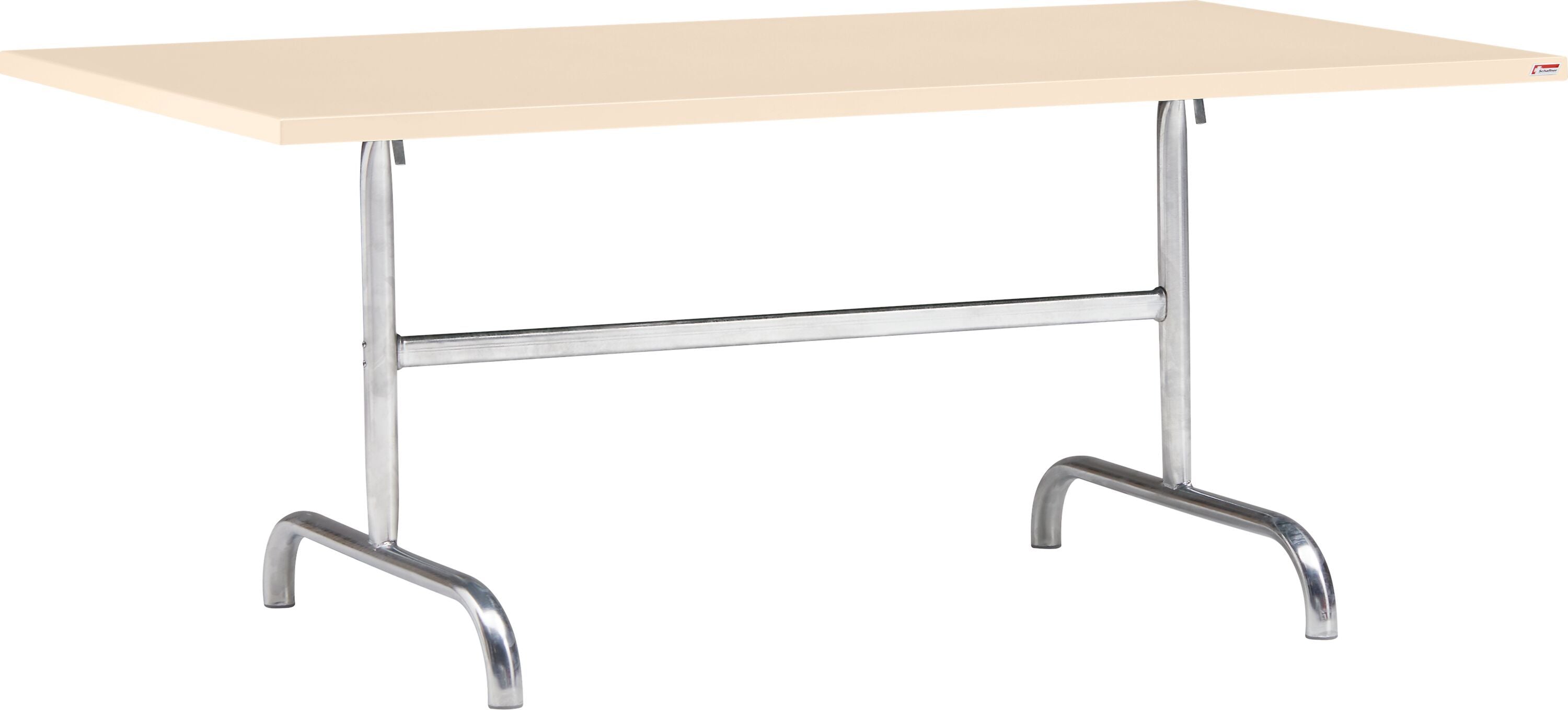 Schaffner SÄNTIS Klapptisch - Sand / B: 180.0 cm x T: 80.0 cm x H: 72.0 cm