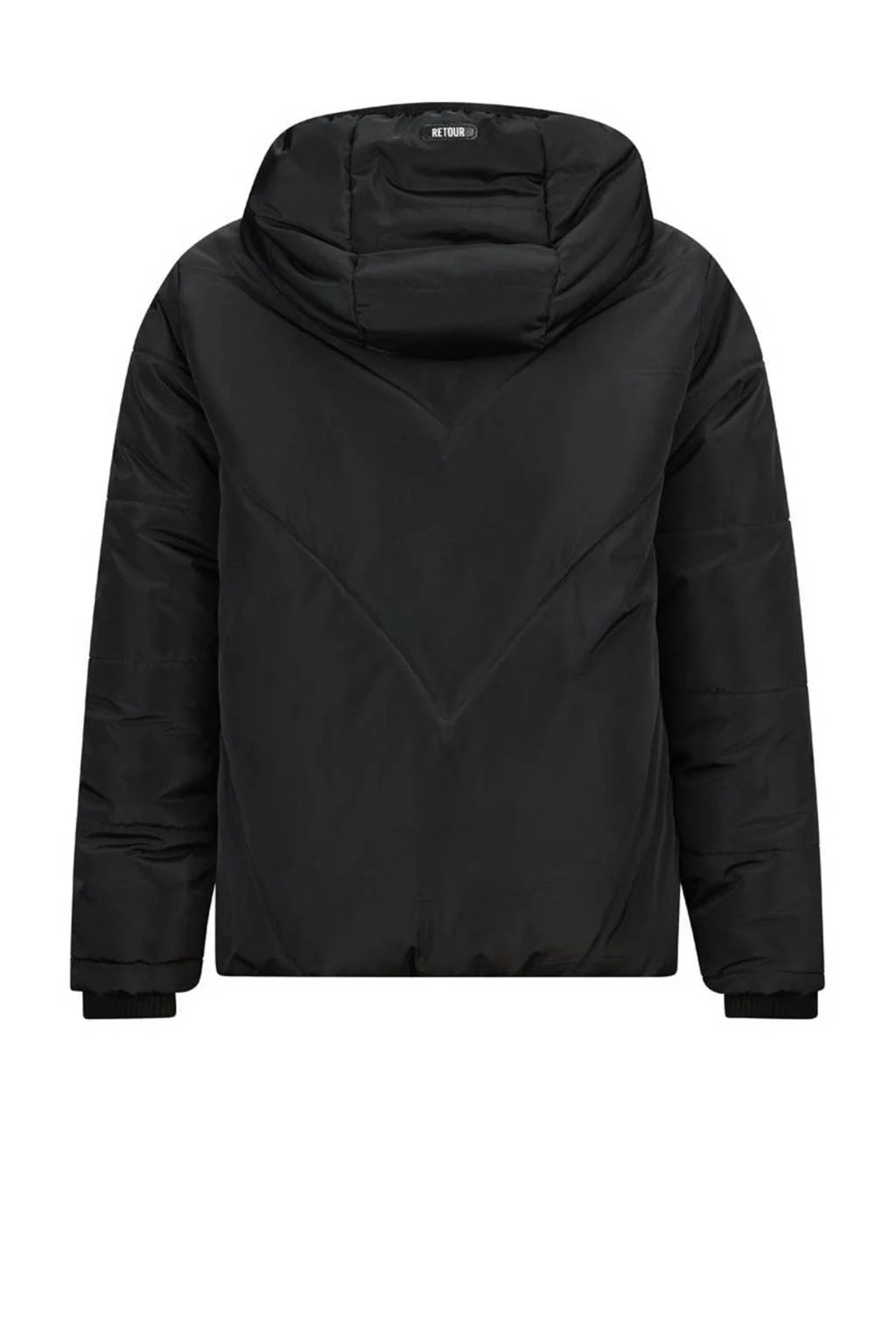 Retour Jeans gewatteerde winterjas Jael zwart