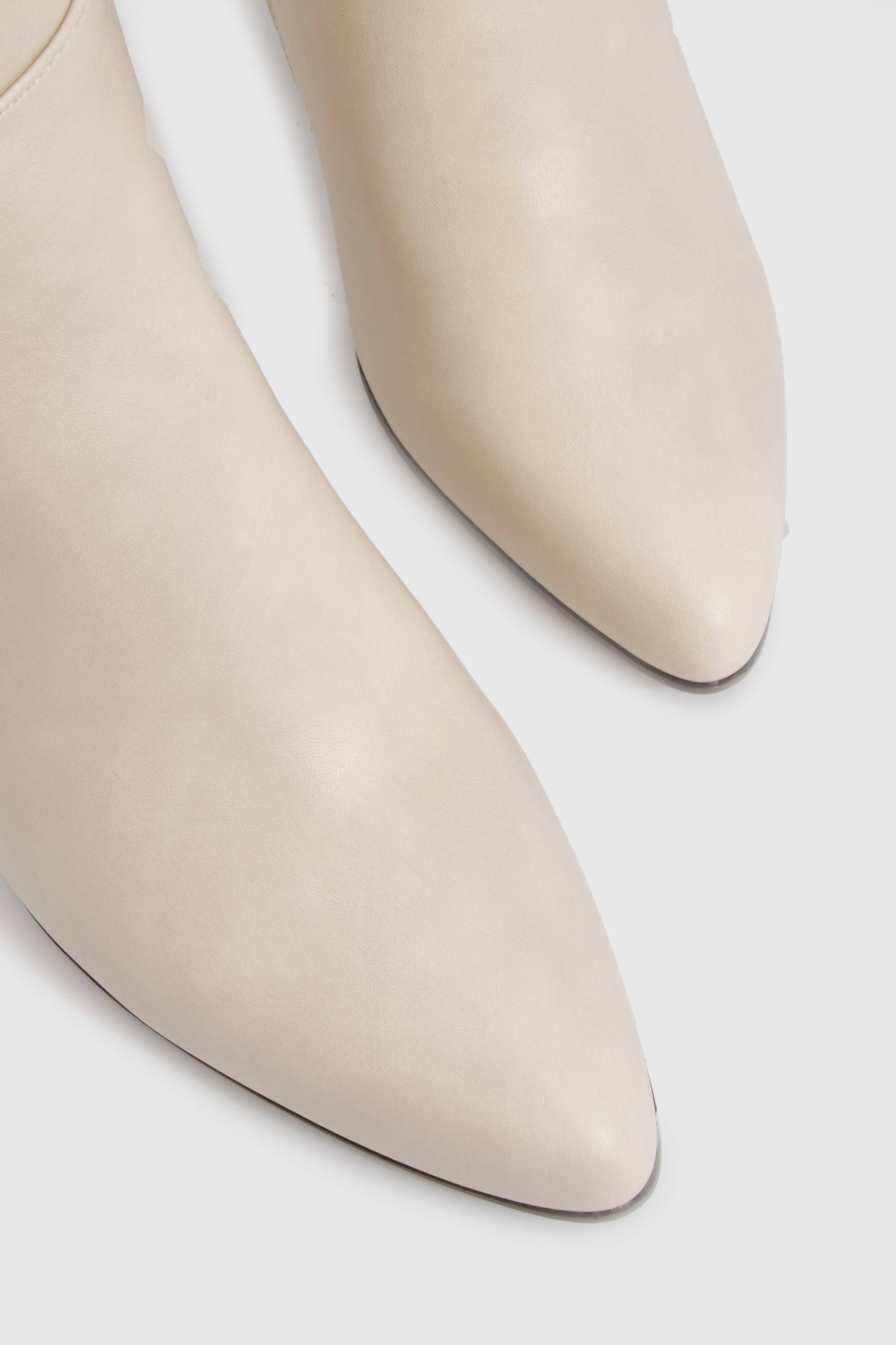 boohoo Bottes montantes jusqu'au genou à talon empilé Column