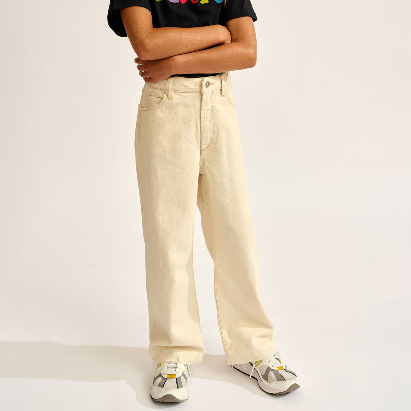 Bellerose Jean bootcut Popies naturel