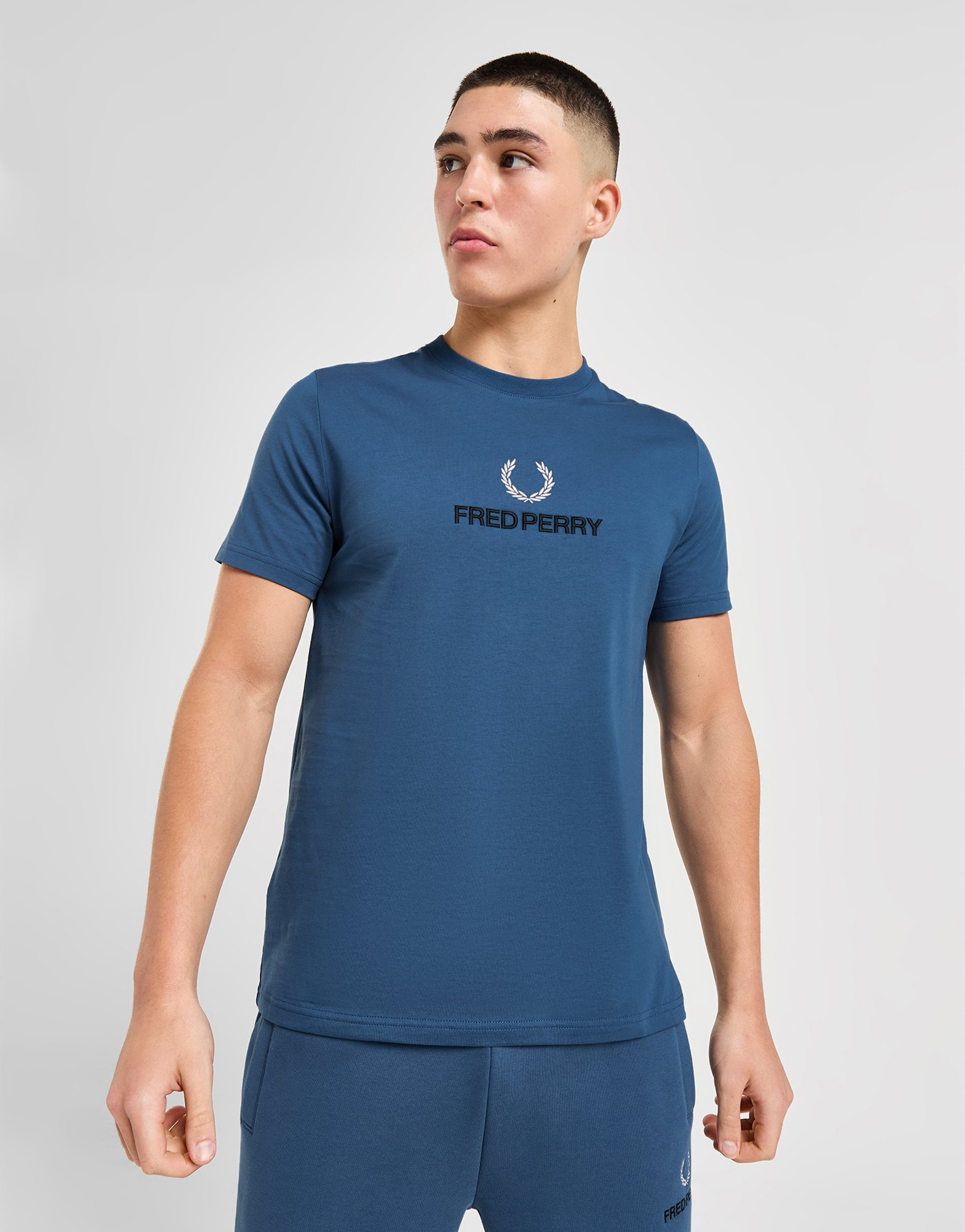 Fred Perry T-Shirt Global Stack Logo Homme