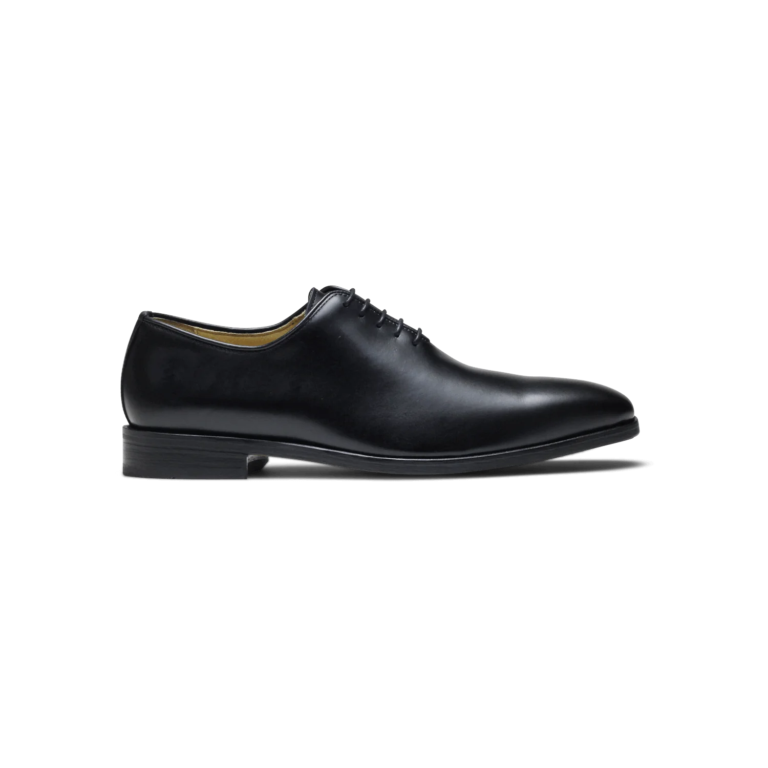 Roller-Richelieu en cuir noir