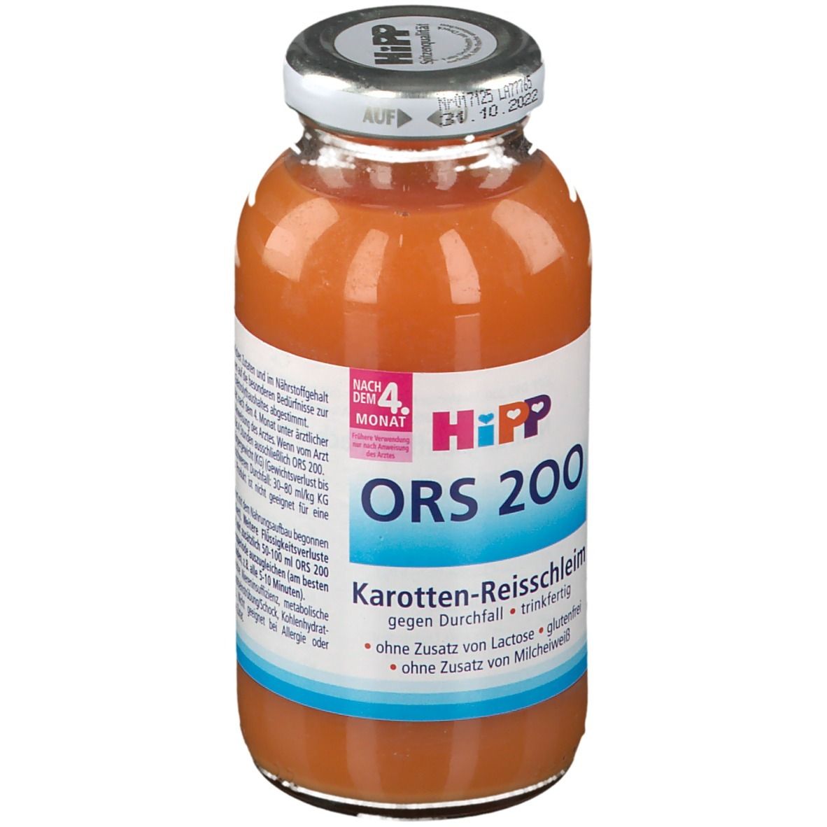 Hipp ORS 200 Karotten-Reisschleim Spezialnahrung ab dem 5. Monat