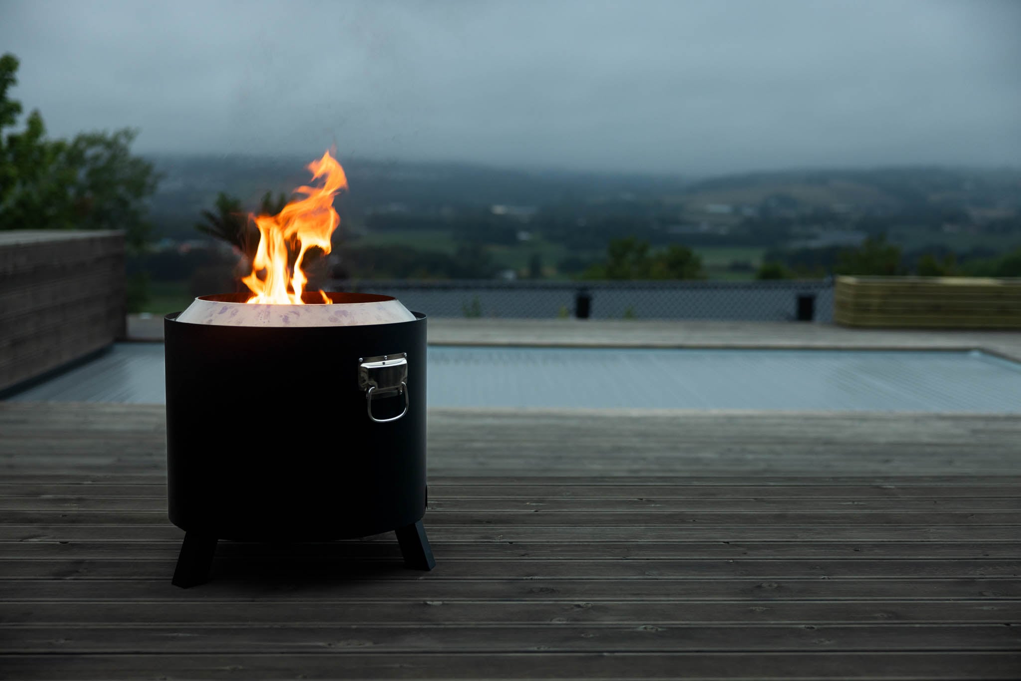 Falkeberg Smokeless Firepit, bålpanne<br>Mindre røyk og mer flammer