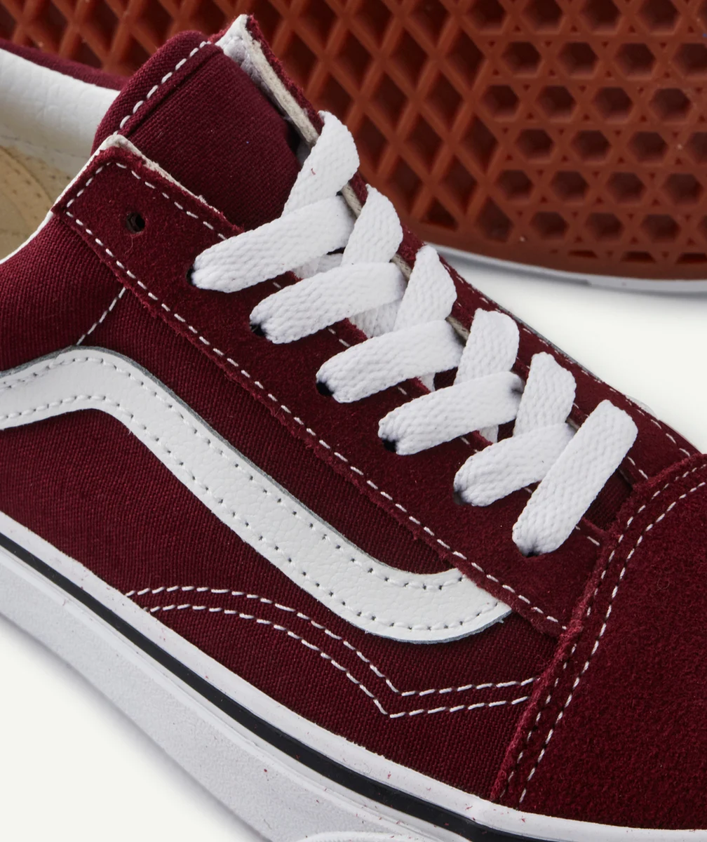 VANSBASKETS OLD SKOOL ROUGE ET BLANCHE