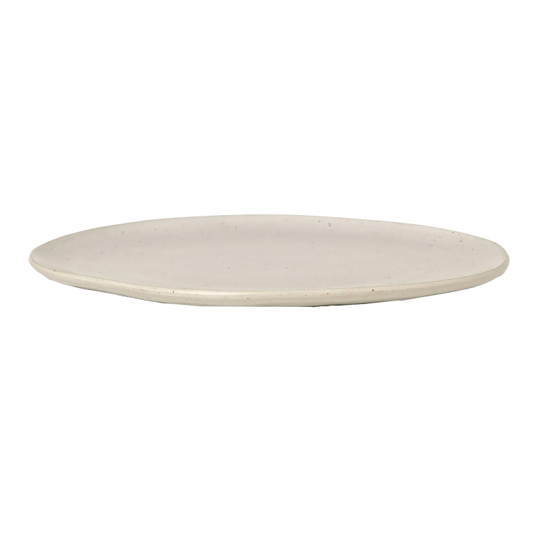 Ferm Living Flow dinerbord Ø27 off-white speckle