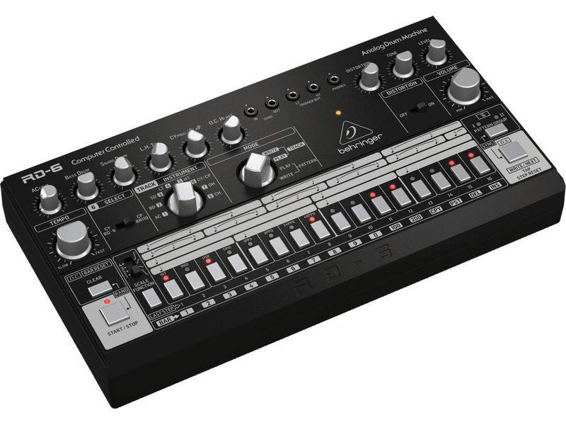 Behringer Drum Machine RD-6-BK Klassische analoge Drum Machine