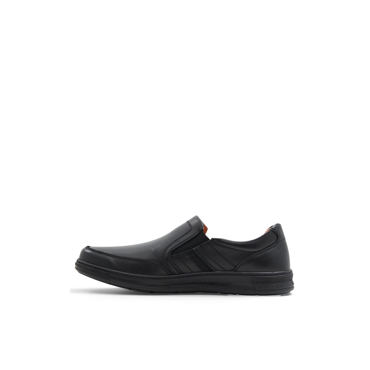 SOFT WALK-Pietrosul-Mocassins Chaussures Décontractées - Talon plat - Noir/Noir