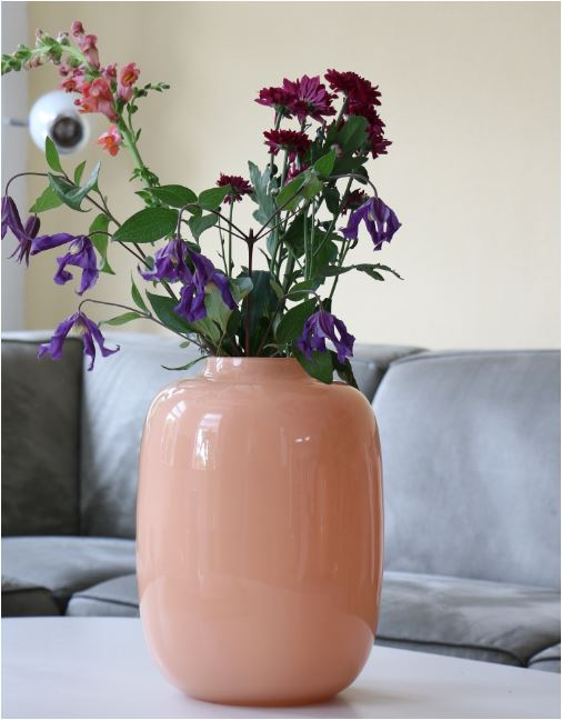 Vaas Artic M pastel peach Ø25 x H35 cm