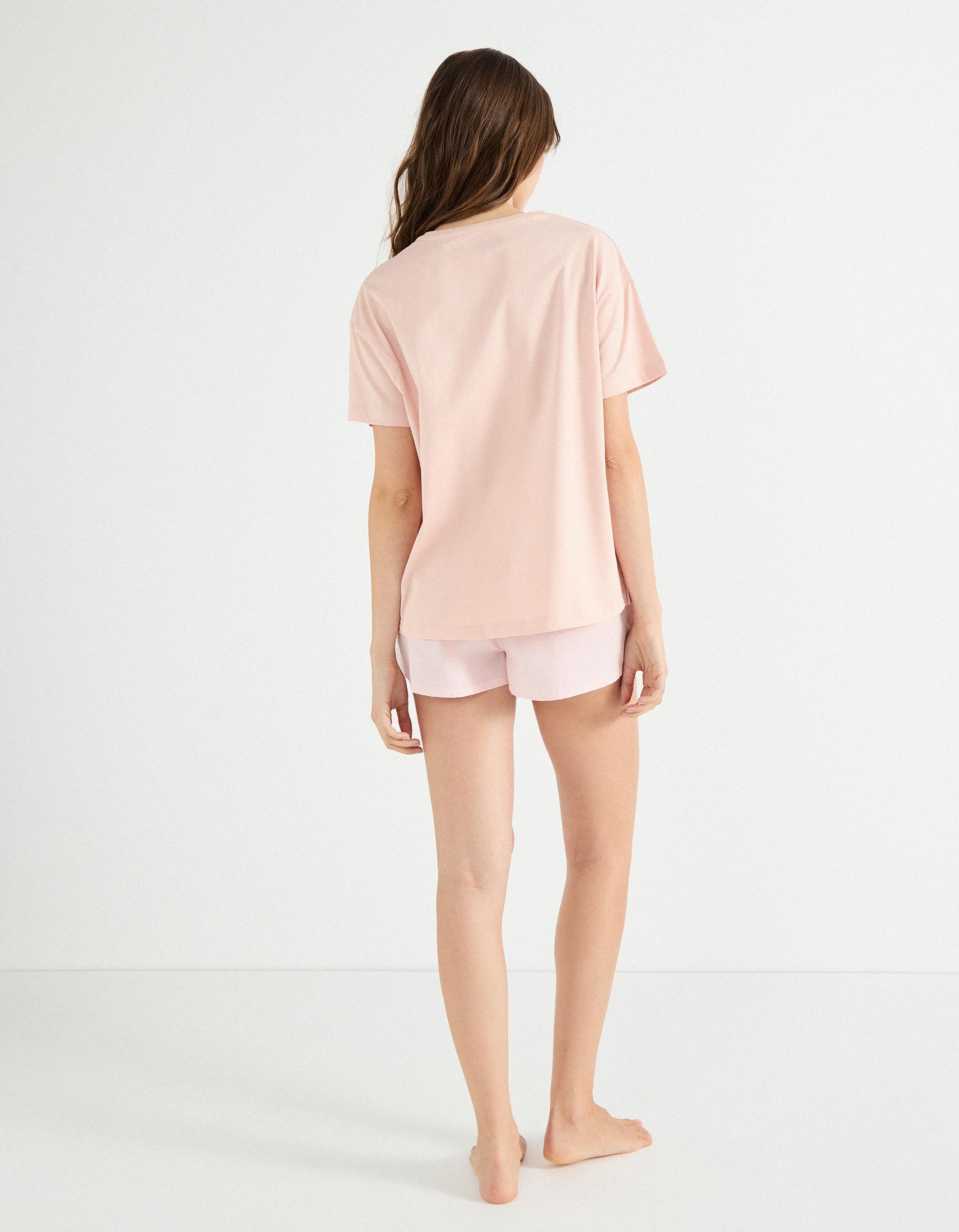 Pijama, Mulher, Rosa Claro