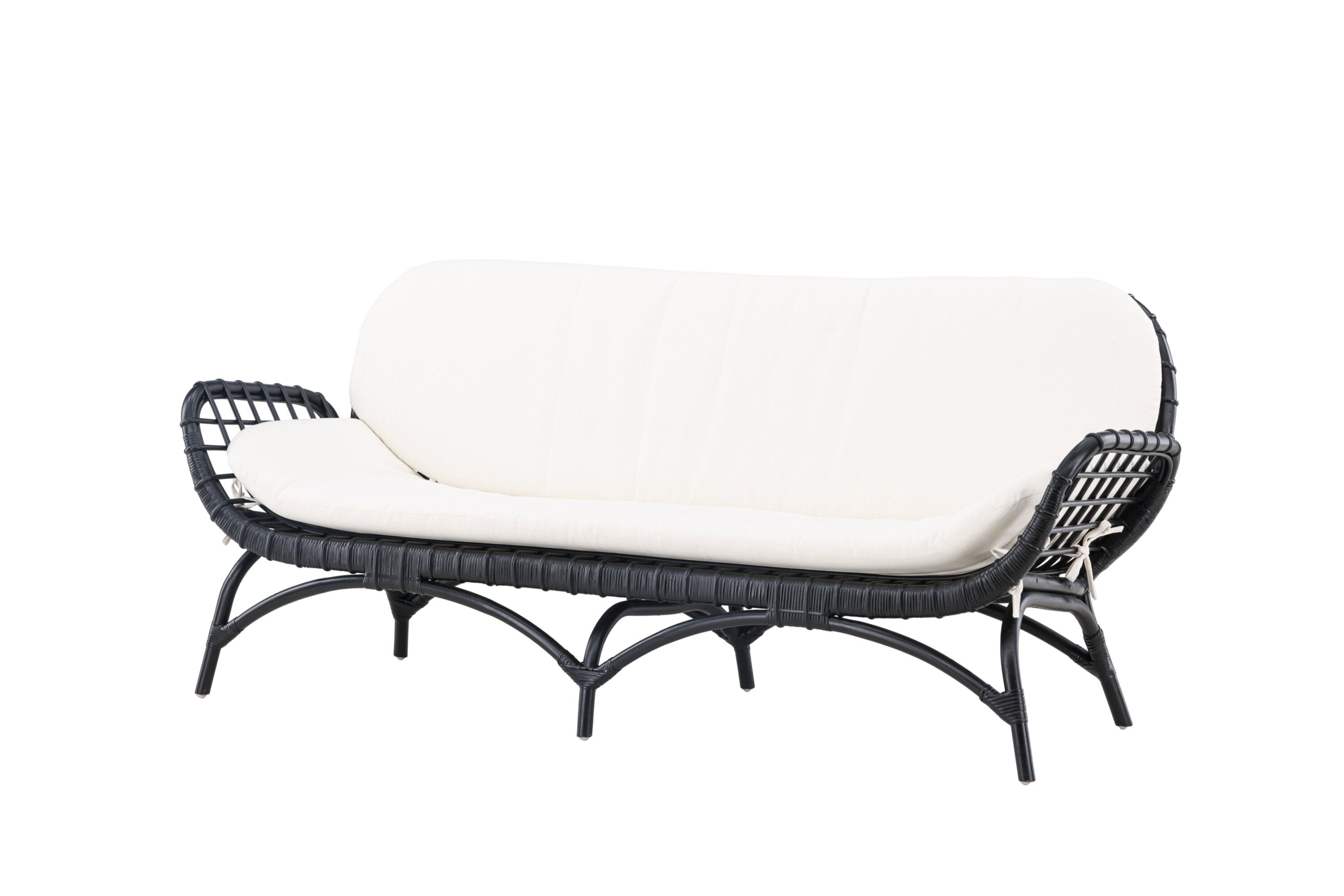 Quarto 3-Zits Tuinbank - Zwart