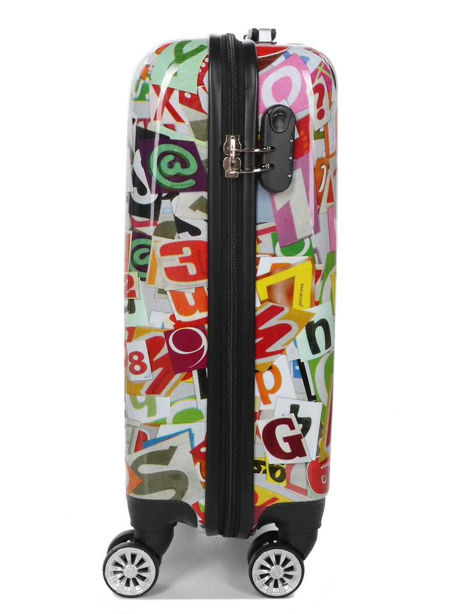 Valise Madisson Newspaper Letters 55 cm