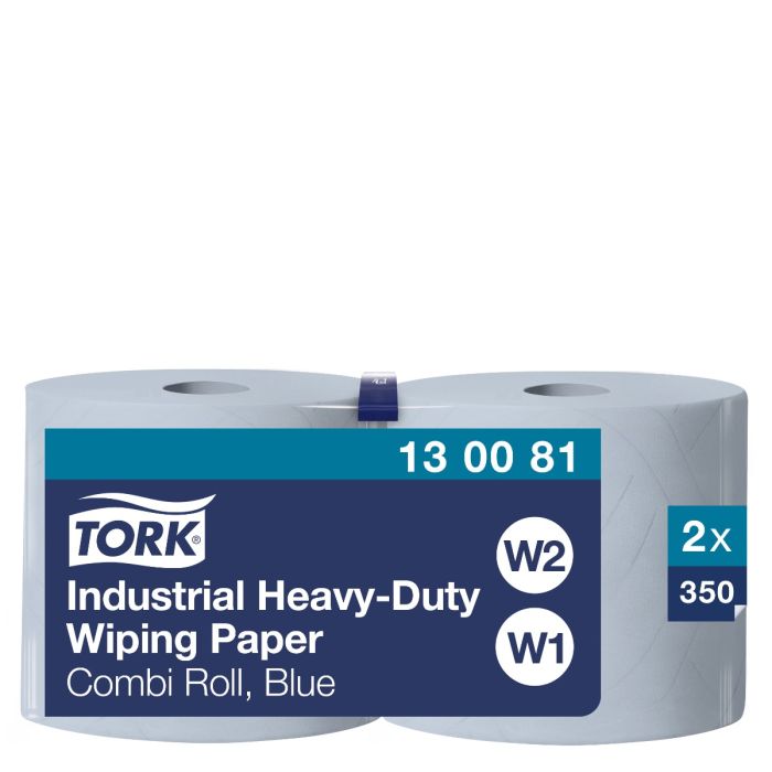 Tork 130081 2st Wiper 440 3-lgs blauw 119 mtr x 24 cm pak à 2 rol/350 vel (130081)