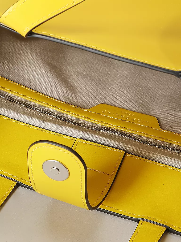 LIEBESKIND BERLIN Ledertasche - Paper Bag Medium gelb