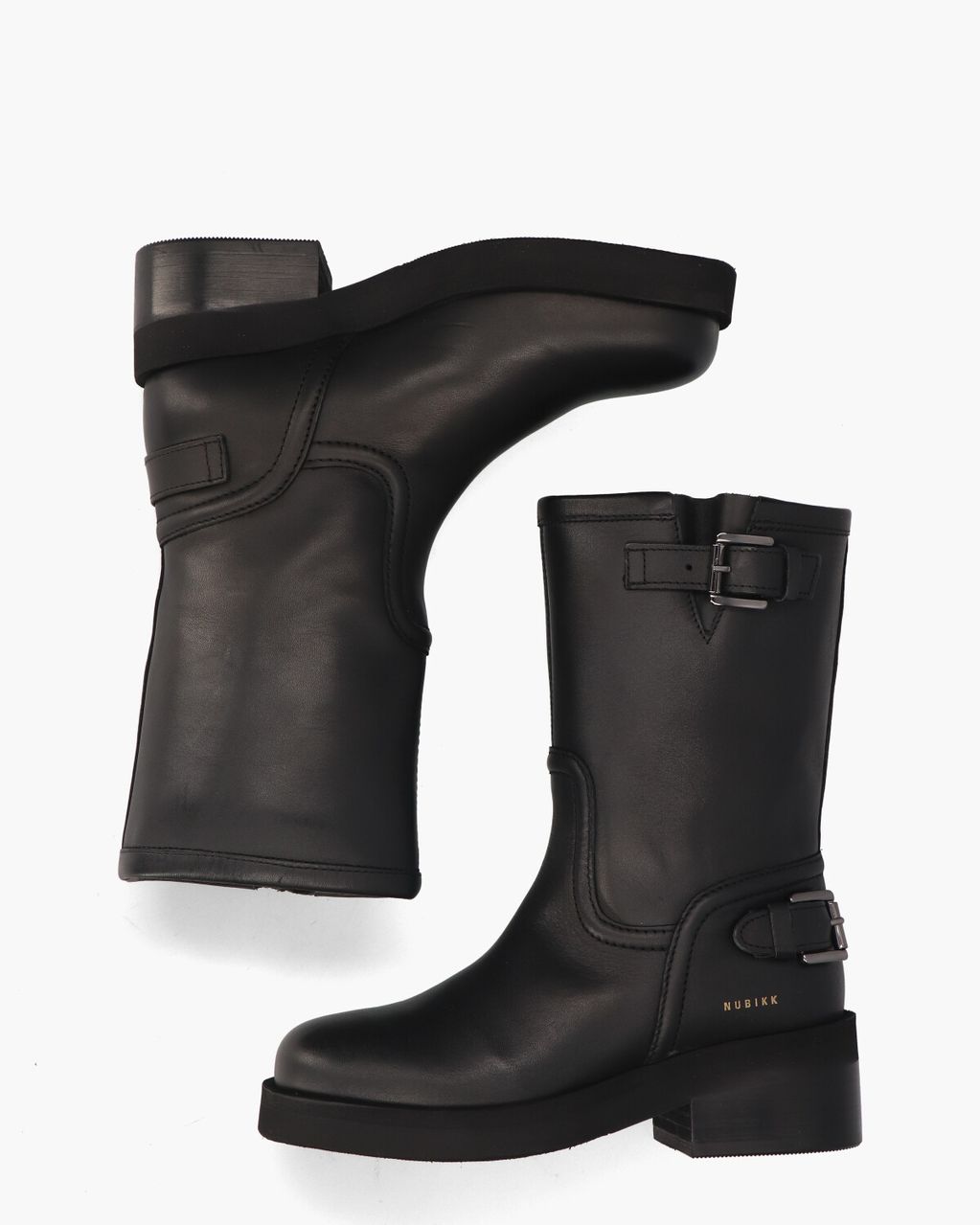 Nubikk Eve Leva Zwart Damesboots