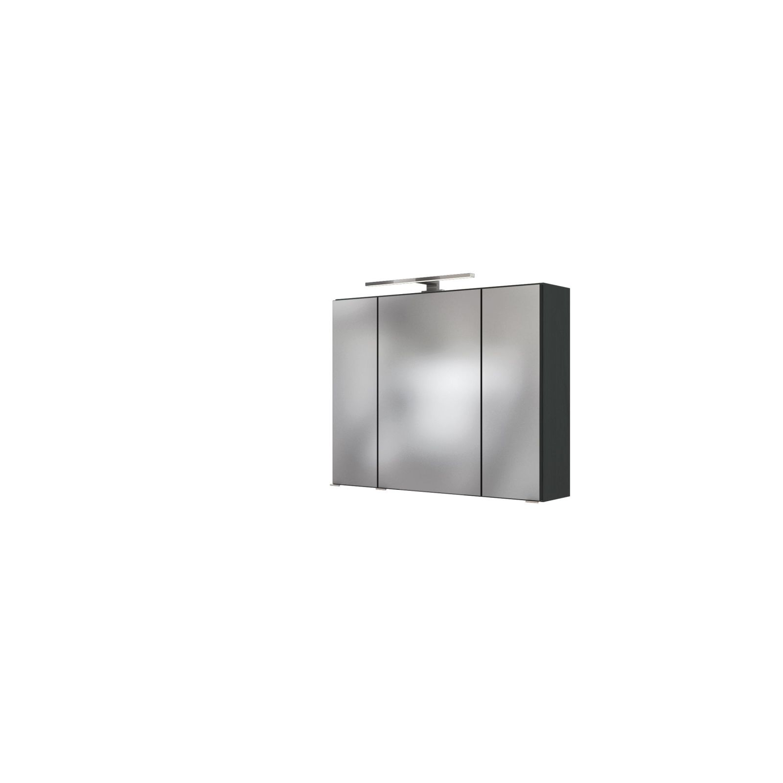 2-teiliges Badmöbel-Set BAABE - graphit-grau - 80 cm