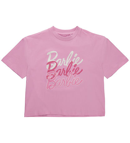 The New T-Shirt - TnBarbie - Boxy - Pastel Lavender m. Print