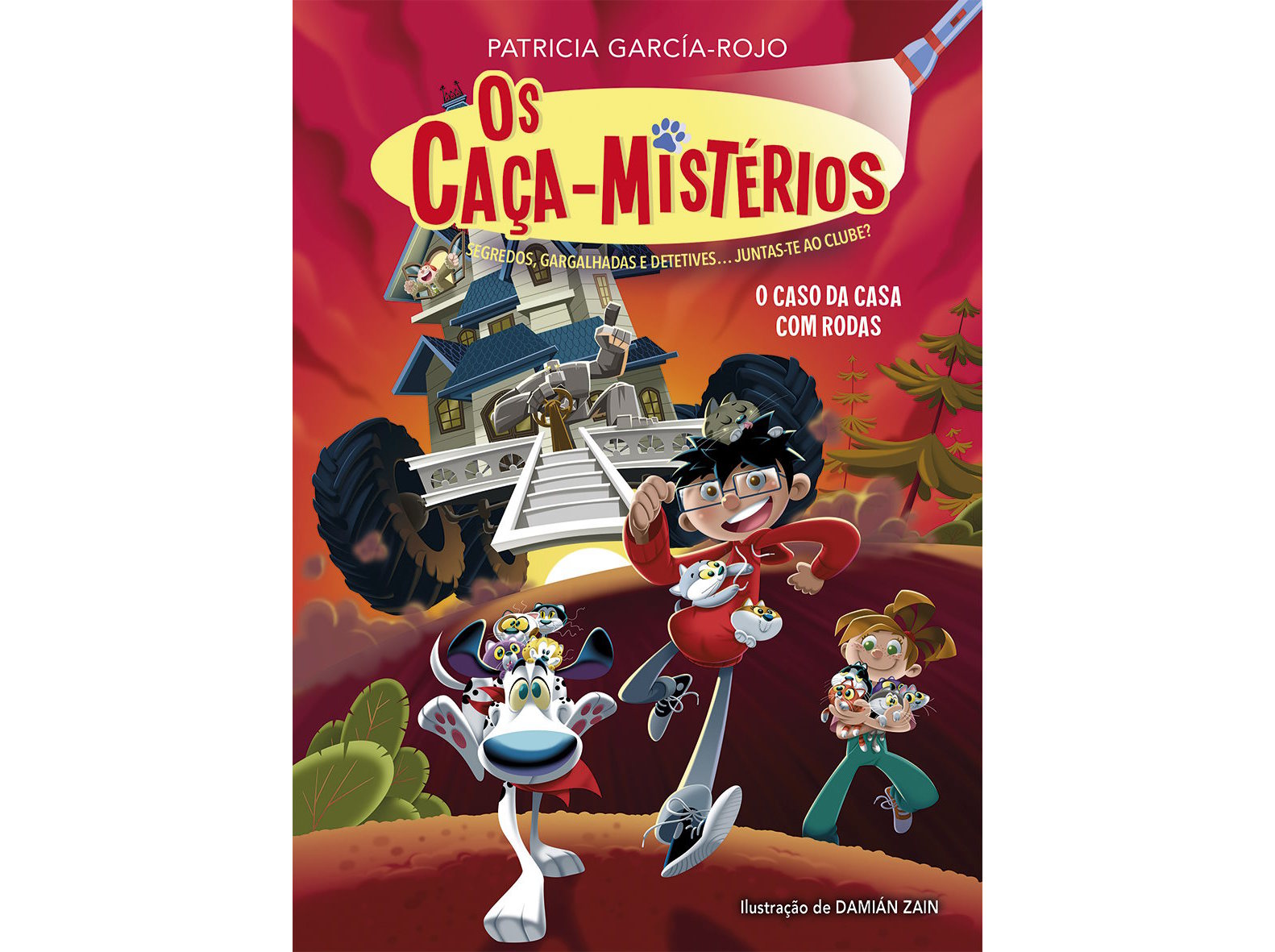 LIVRO OS CAÇA-MISTÉRIOS - O CASO DA CASA COM RODAS