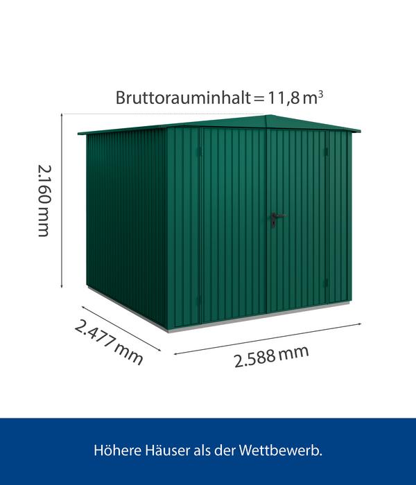 Hörmann Berry-Gerätehaus Classic-S Typ 2,