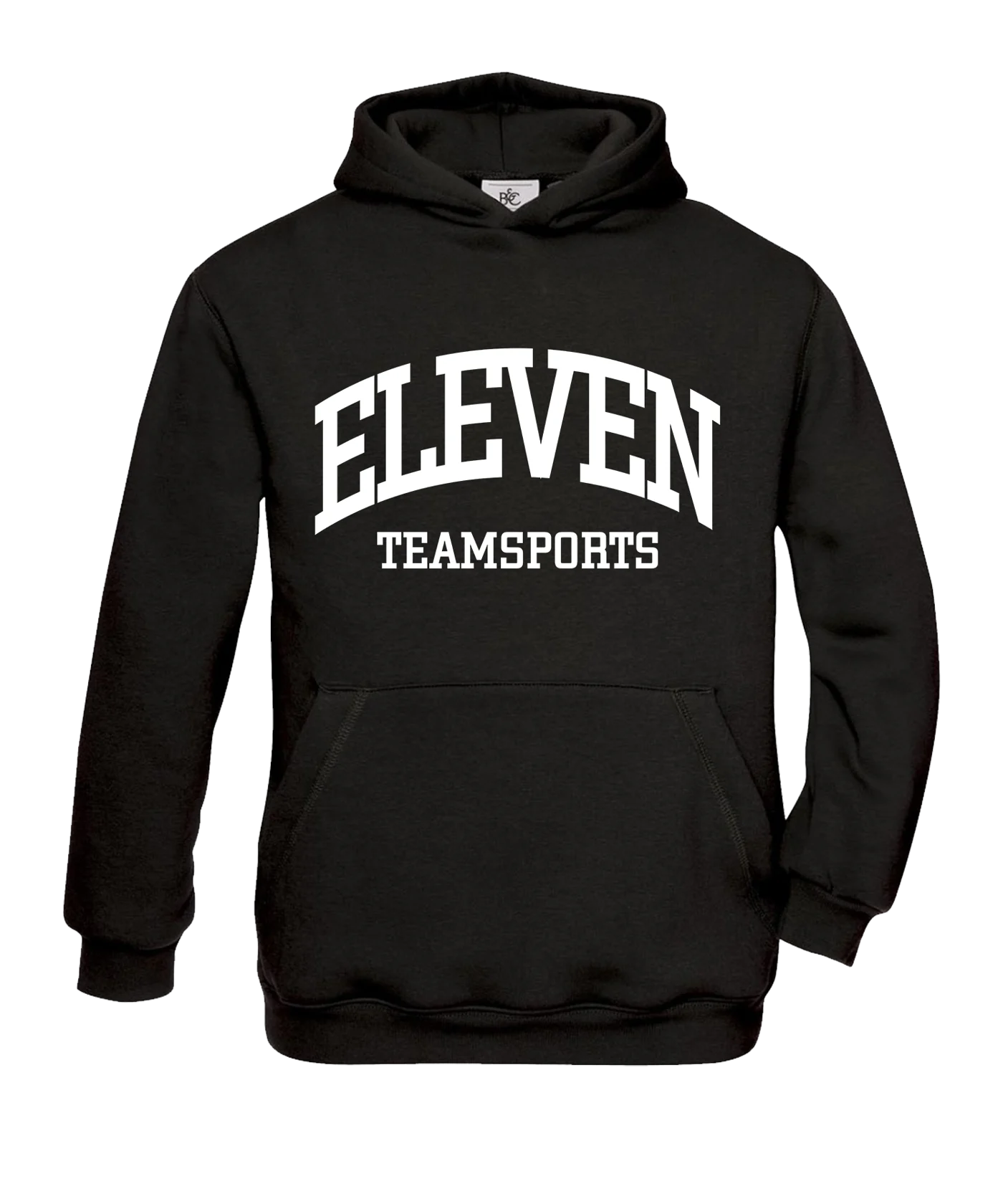 11teamsports ELEVEN Hoody Kids Schwarz Weiss