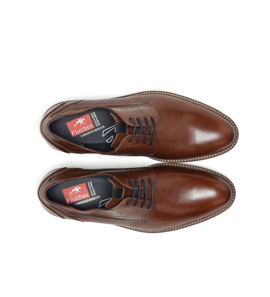Mocassins Fluchos Theo em couro marrom