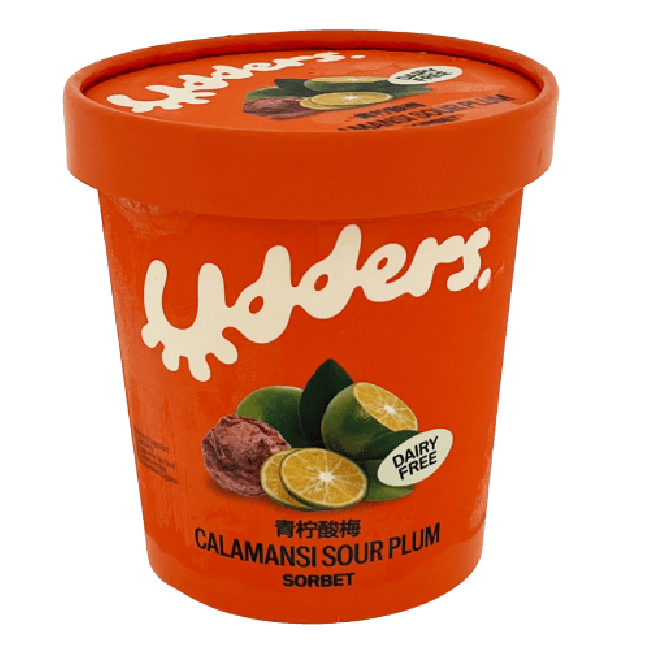 Udders Bevroren Calamansi Zure Pruimen Sorbet zuivelvrij 474ml