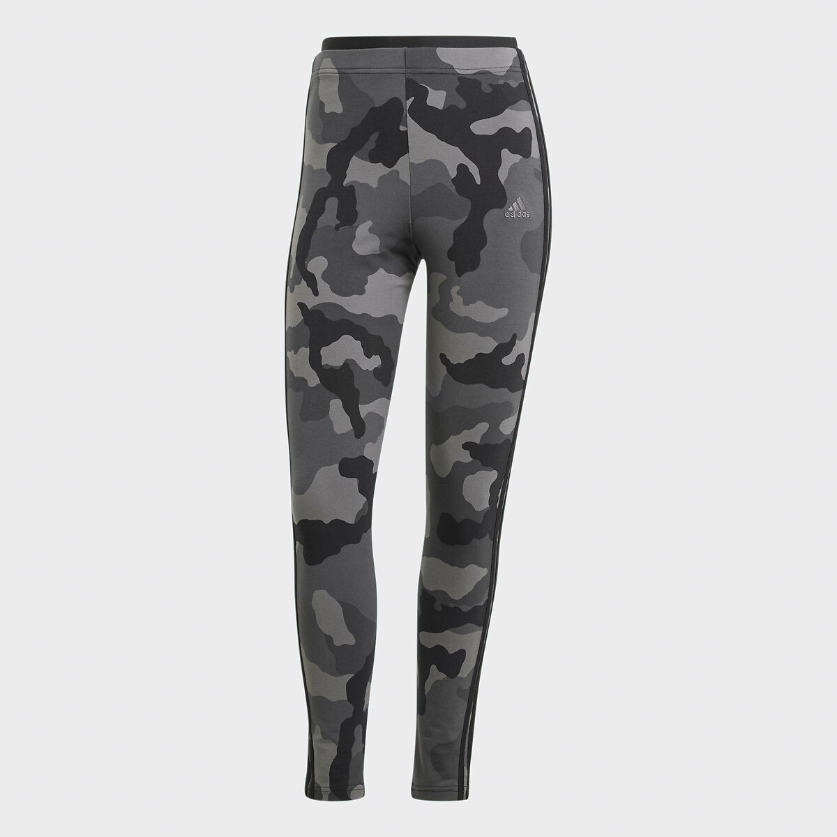 ADIDAS SPORTSWEAR<br>Legging Essentials 3 listras, estampa camuflada, 7/8