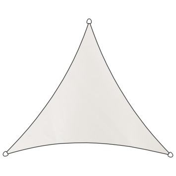 Schaduwdoek poly 3hoek 3,6M wit