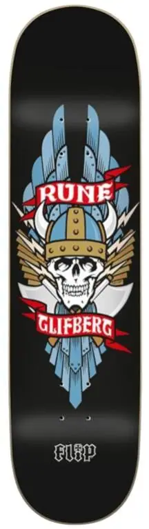 Flip Viking Rune Glifberg Skateboard Deck | SkatePro