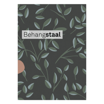 Behangstaal vliesbehang Secret donker (dessin 118146)