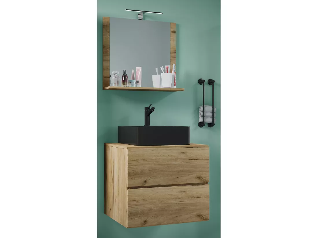 Meuble de salle de bains 3 pièces Lendas 60 cm M