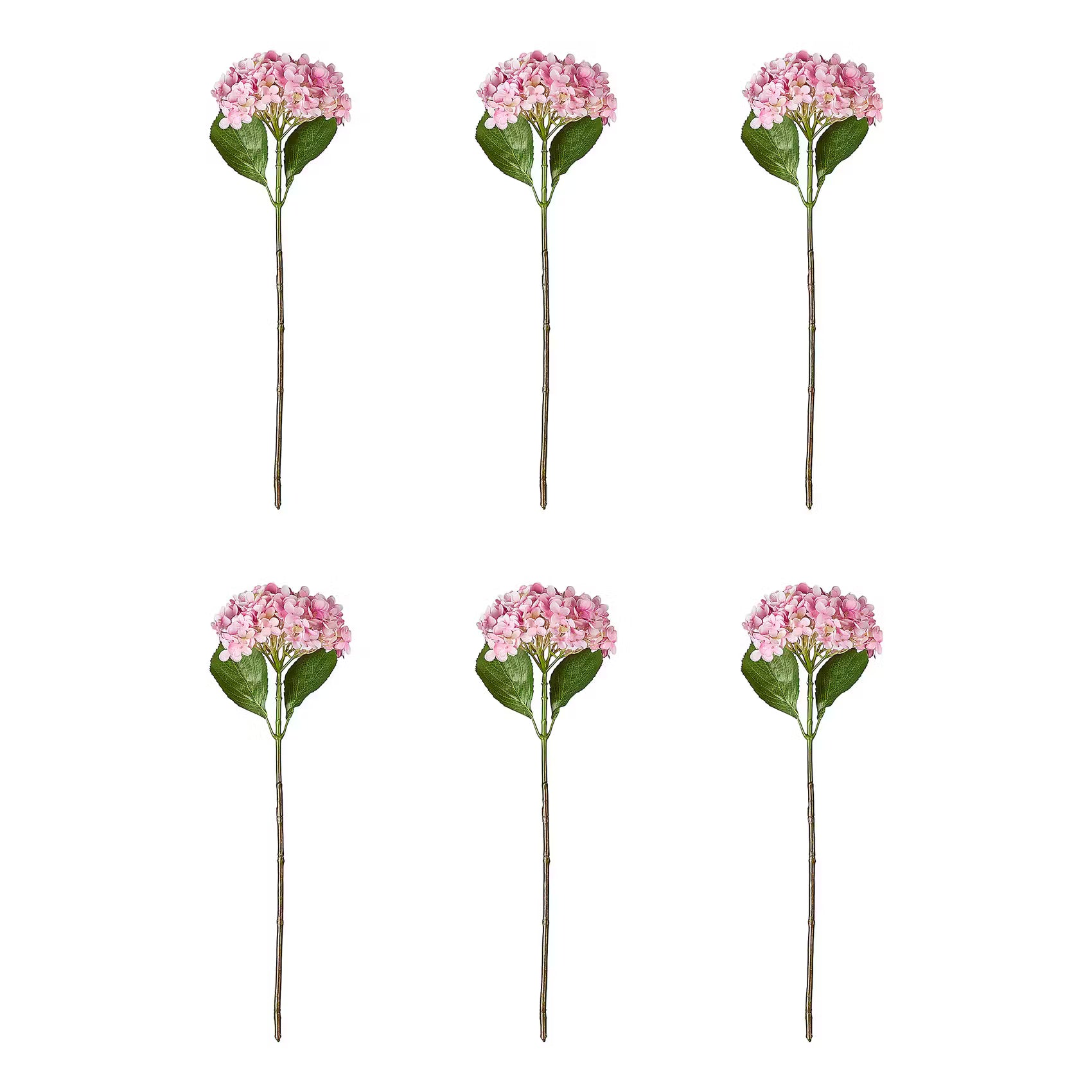 FLORISTA Kunstblume Hortensie 6er-Set