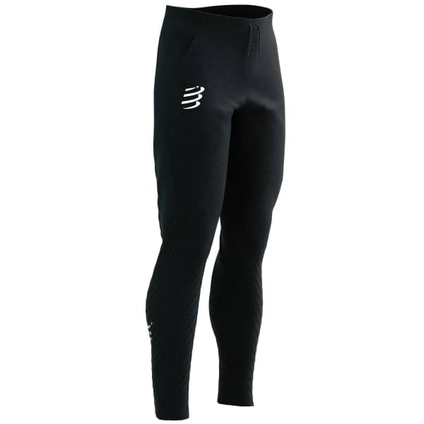 Collant running COMPRESSPORT SEAMLESS PANTS BLACK MELANGE
