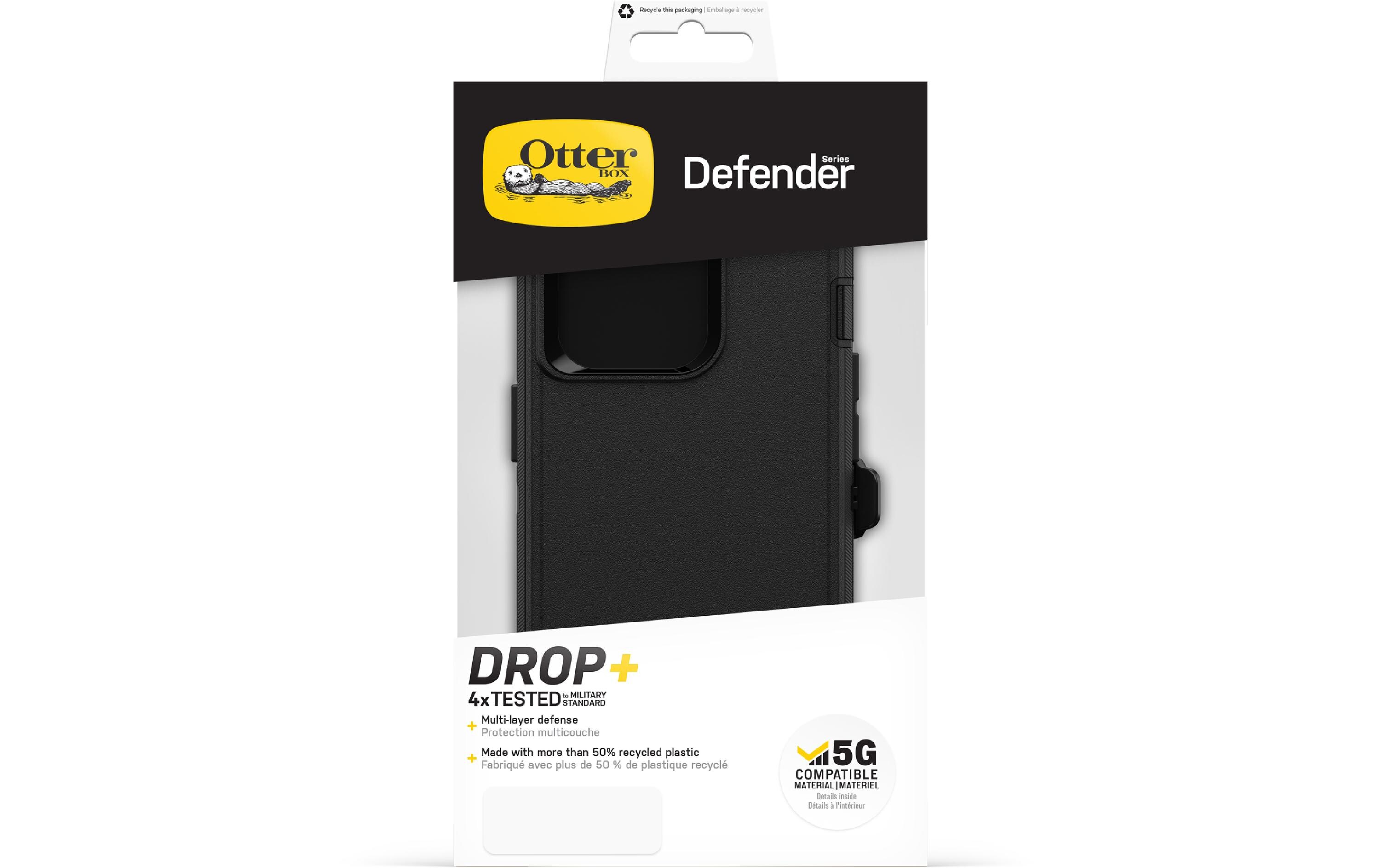 Back Cover Defender iPhone 14 Pro SchwarzSchutzhülle für das Apple iPhone 14 Pro
