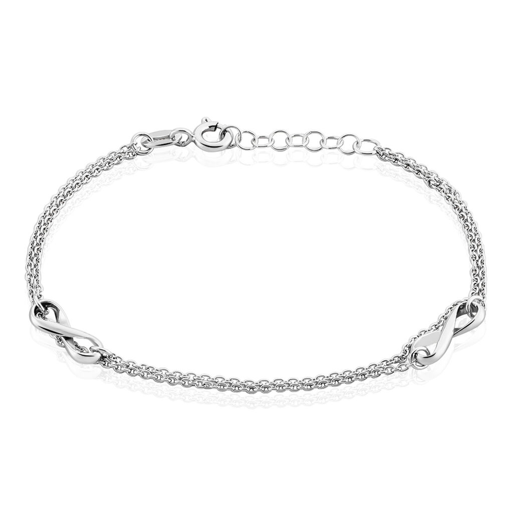Bracelet Noelle Argent Blanc