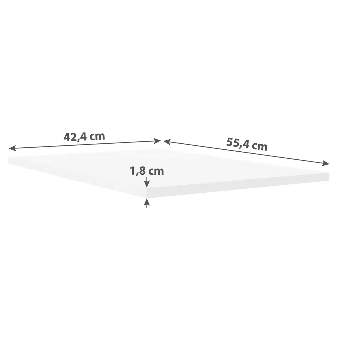 Einlegebodenset Unit Unit weiss