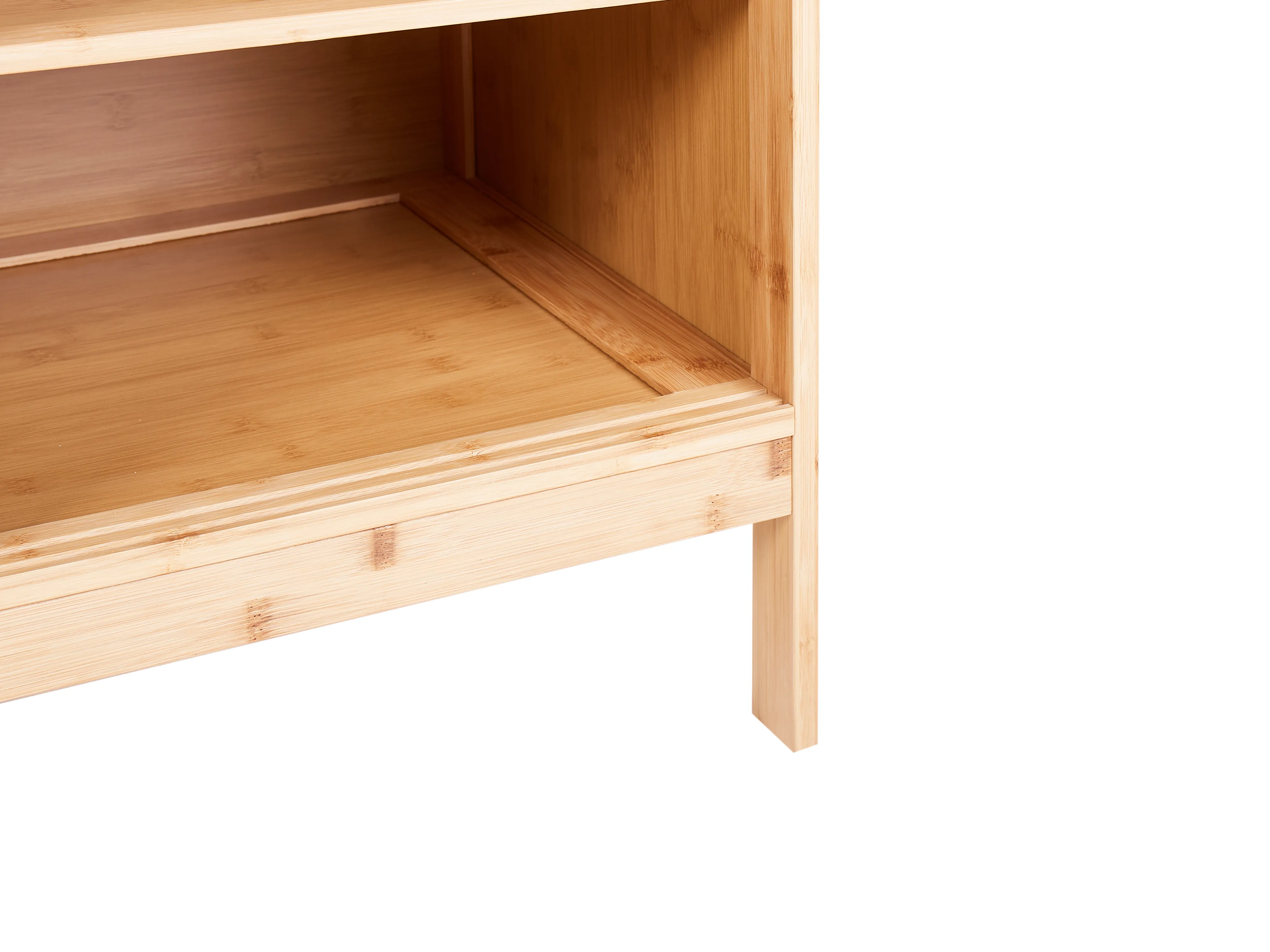 Schoenenkast MIDWOOD Bamboehout Lichtbruin