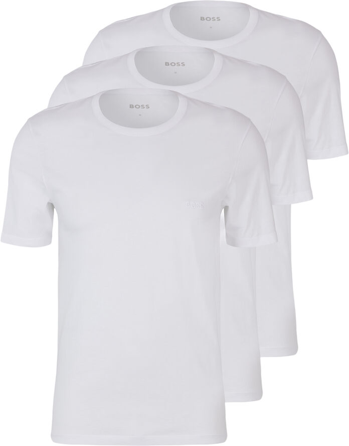 BOSS TShirt RN 3P Classic Hvid